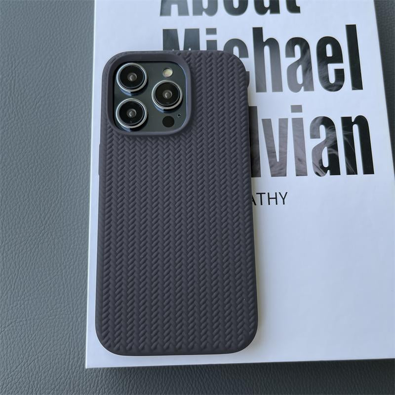 Luxury Shockproof Silicon Braided Case For iPhone
