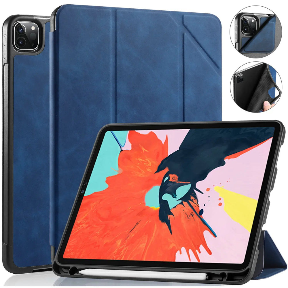 Magnetic Leather Case for iPad