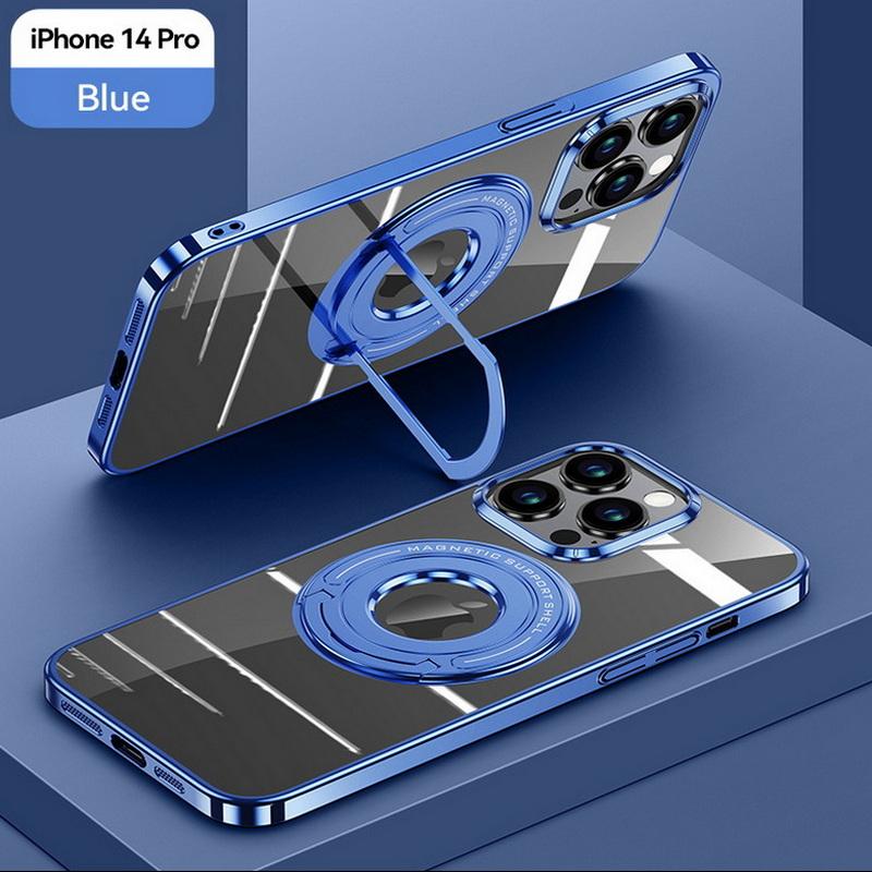 Slim Magnetic Shockproof Stand Case For iPhone