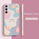 Cartoon Flower Case for Samsung