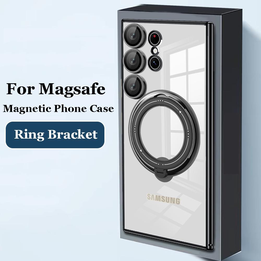 Magnetic Ring Holder Case For Samsung