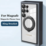 Magnetic Ring Holder Case For Samsung