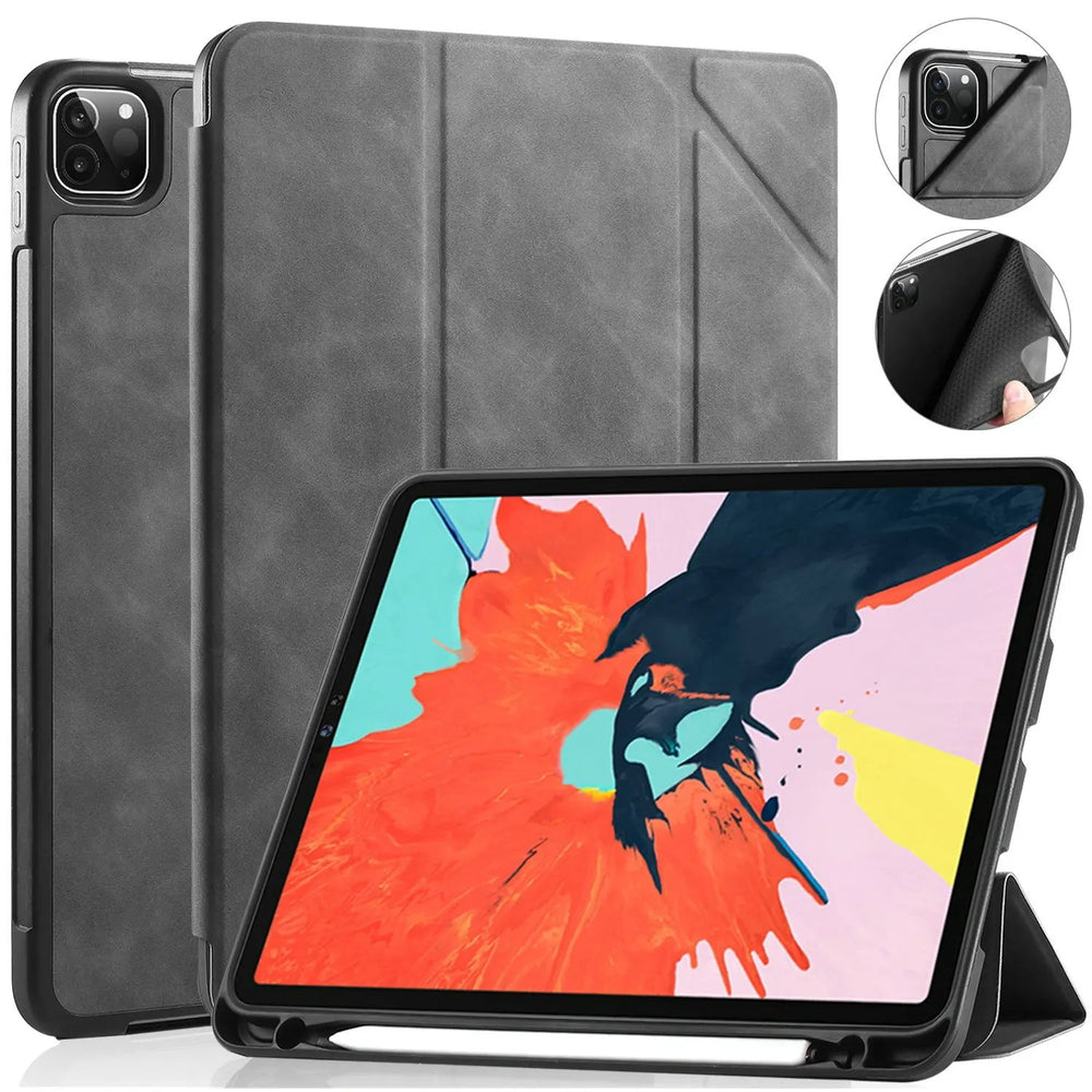 Magnetic Leather Case for iPad