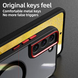 Armor Magnetic Lens Protection Case For Samsung