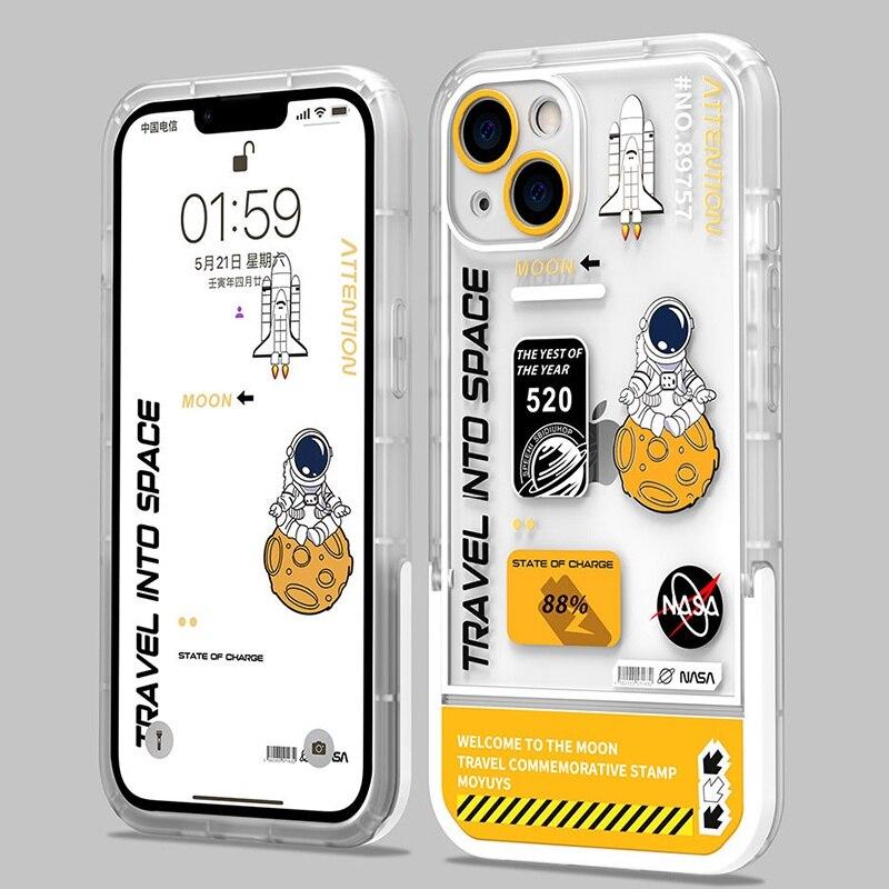 Space Astronaut Stand Case For iPhone