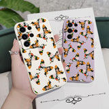 Leaf Butterfly Case For Samsung Galaxy