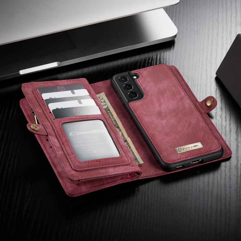 Vintage Multifunction Wallet Leather Case For Samsung