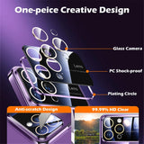 Plating Clear Camera Protector Case for iPhone