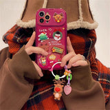 Santa Claus Cute Elk Hat Christmas Case For iPhone