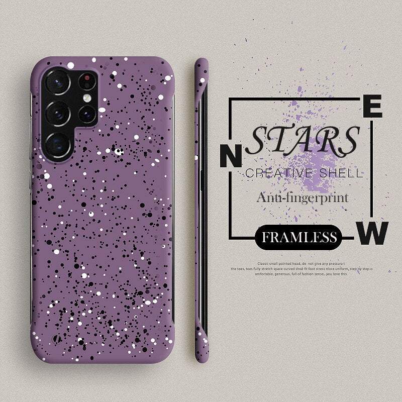 Ultra Thin Glitter Frameless Case For Samsung