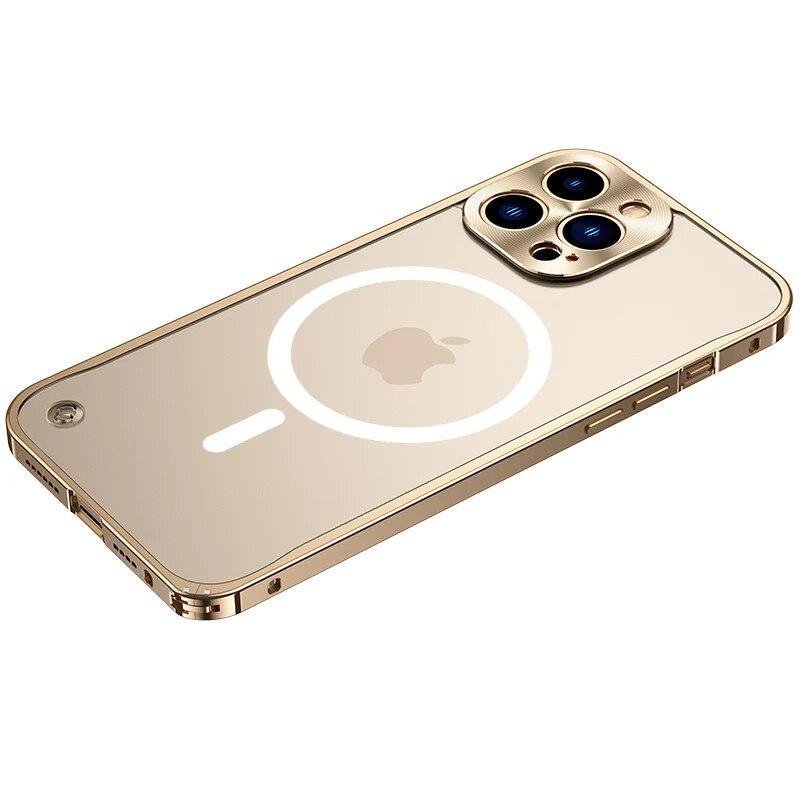 Luxury Aluminum Magnetic Case for iPhone