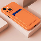 Fashion Card Slot Holder Case For iPhone