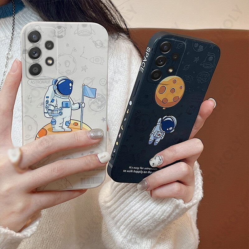 Astronaut Lanyard Phone Case For Samsung Galaxy