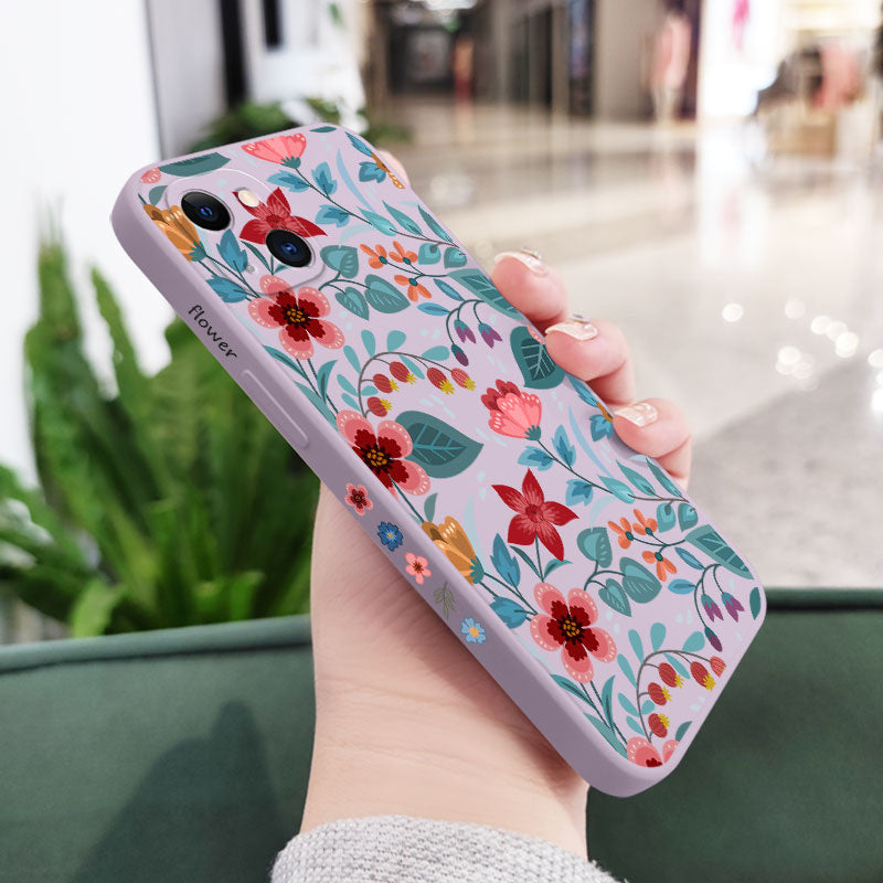 Blue Garden Phone Case For iPhone