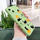 Cat Playing Rope Phone Case For iPhone