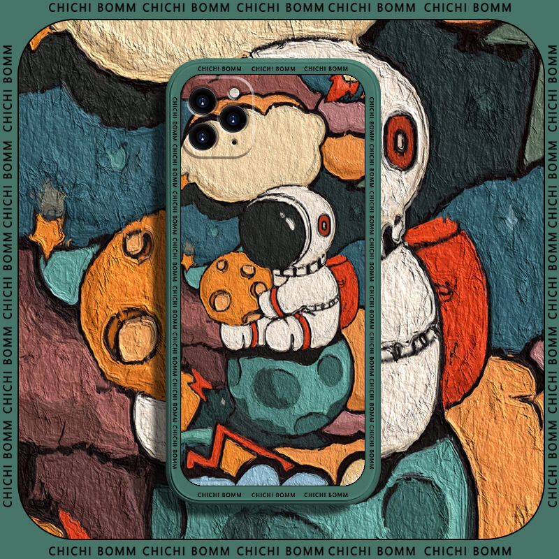 Oil Painting Astronaut IPhone Case