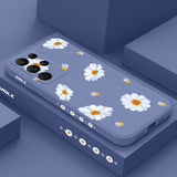 Daisies Flying Silicone Case For Samsung Galaxy