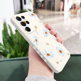 Daisies Flying Silicone Case For Samsung Galaxy