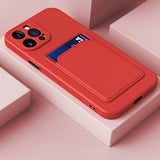 Fashion Card Slot Holder Case For iPhone