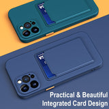 Fashion Card Slot Holder Case For iPhone