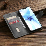 Leather Holder Slot Wallet Satnd Cover Coque Flip Case For iPhone