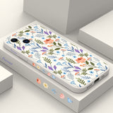 Floral Cloth Phone Case For iPhone