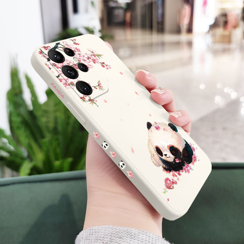 Flower Panda Phone Case For Samsung Galaxy