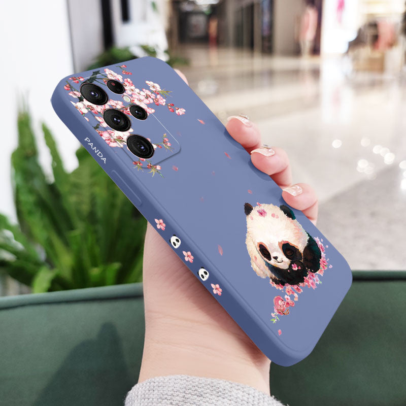 Flower Panda Phone Case For Samsung Galaxy