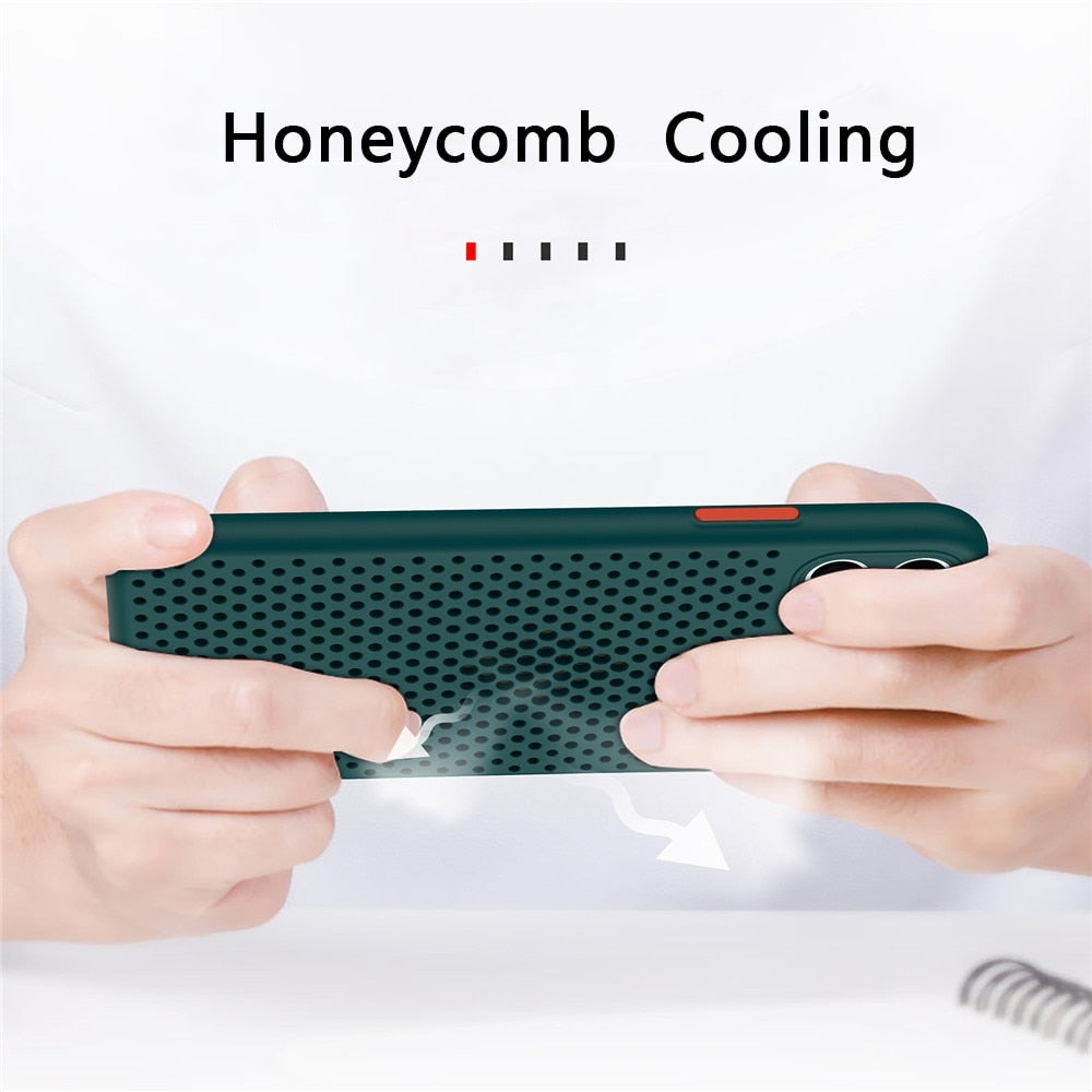 Heat Dissipation Breathable Cooling Case For iPhone