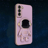 Plating Astronaut Stand Holder Case for Samsung