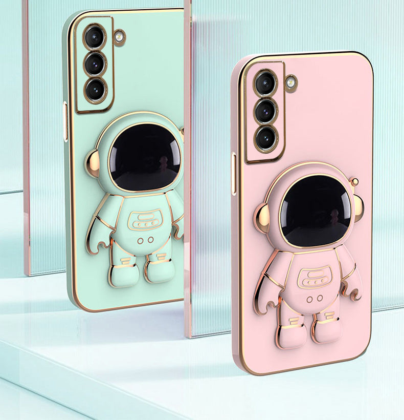 Plating Astronaut Stand Holder Case for Samsung