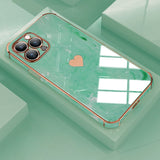 Marble Aesthetic Plating Case For iPhone