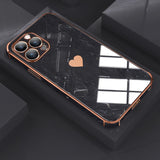 Marble Aesthetic Plating Case For iPhone