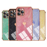 Marble Aesthetic Plating Case For iPhone