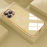 Marble Aesthetic Plating Case For iPhone