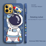 New Space Astronaut Telescope Phone Case For iPhone