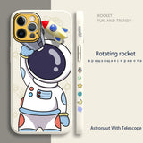 New Space Astronaut Telescope Phone Case For iPhone
