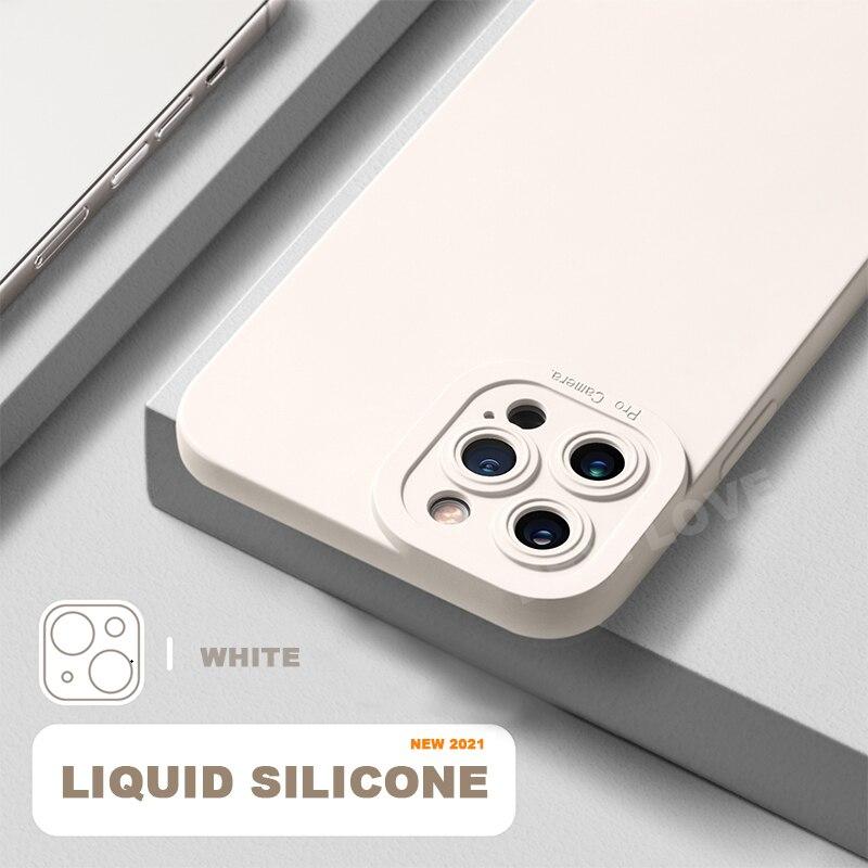 Camera Protection Silicone Case For iPhone