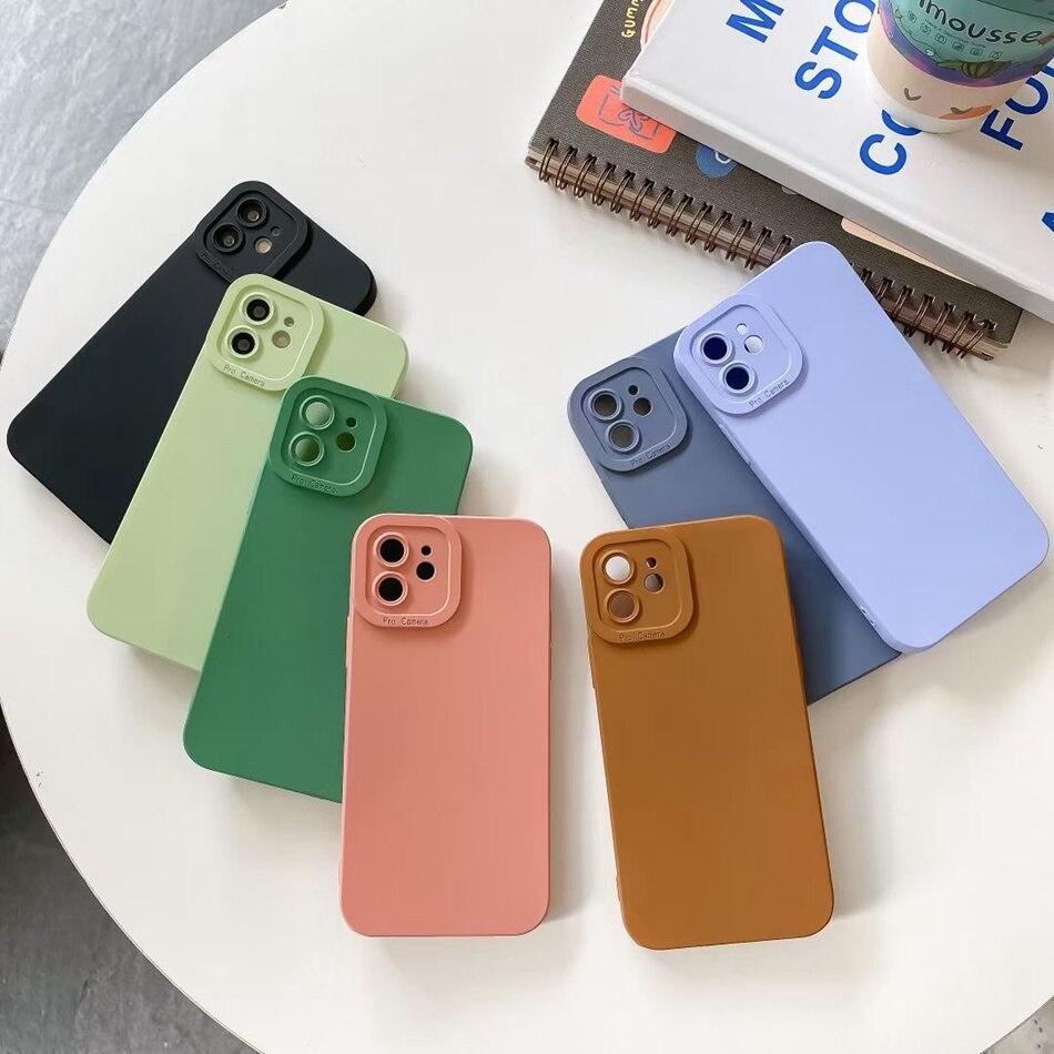 Camera Protection Silicone Case For iPhone