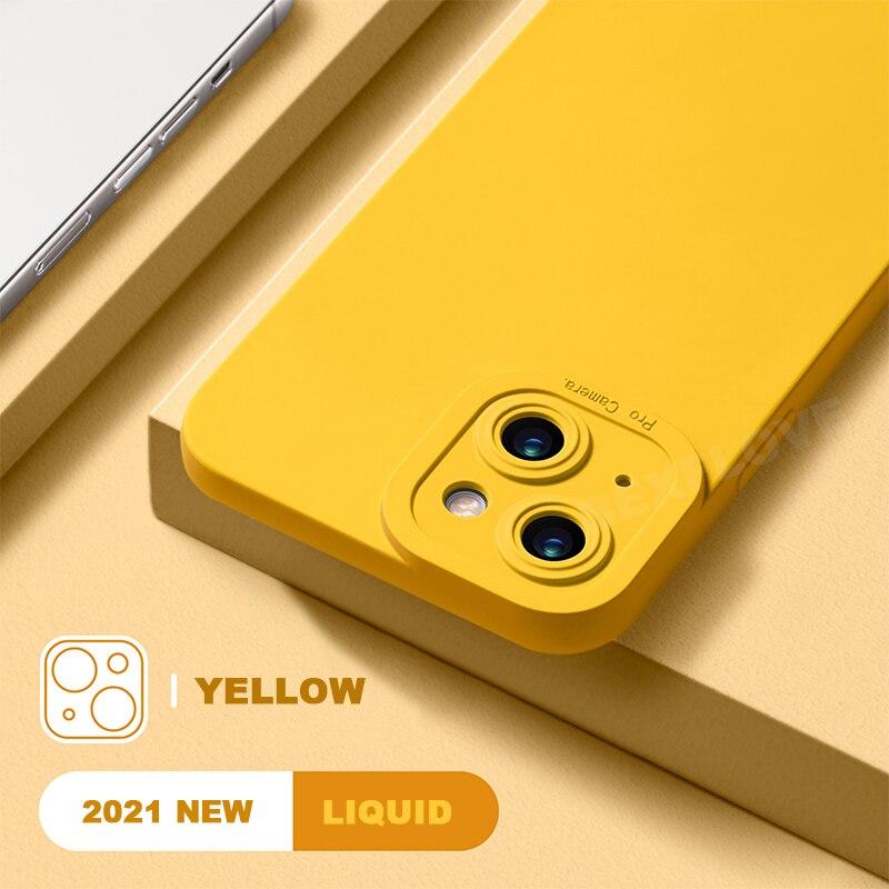 Camera Protection Silicone Case For iPhone