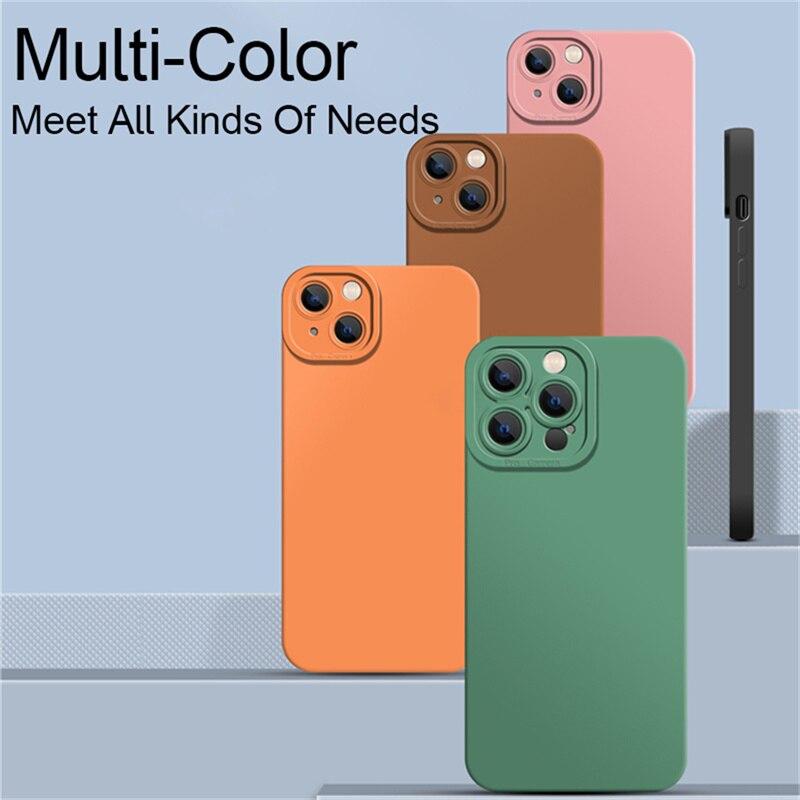 Camera Protection Silicone Case For iPhone