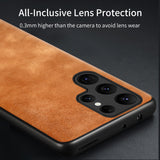 Original Oil wax Leather Cover Case For Samsung Galaxy