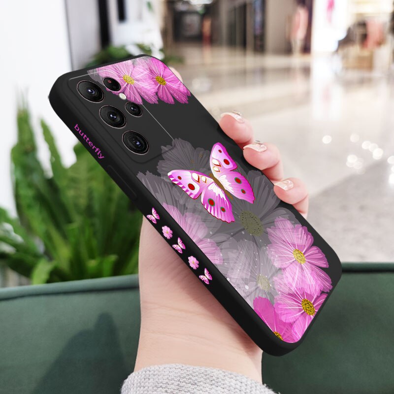 Printed Butterfly Phone Case For Samsung Galaxy