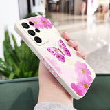 Printed Butterfly Phone Case For Samsung Galaxy