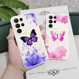 Printed Butterfly Phone Case For Samsung Galaxy