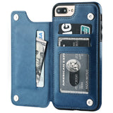 Retro PU Flip Leather Case For iPhone