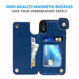 Retro PU Flip Leather Multi Card Holder IPhone Case