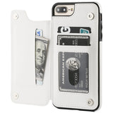 Retro PU Flip Leather Multi Card Holder IPhone Case