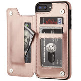 Retro PU Flip Leather Case For iPhone