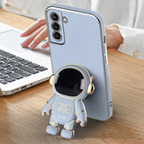 Plating Astronaut Stand Holder Case for Samsung